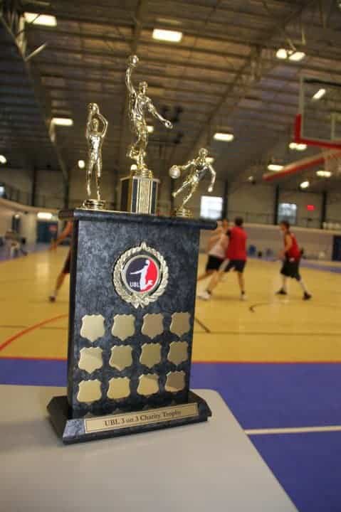 UBL Championship trophy at Wollongong Uni